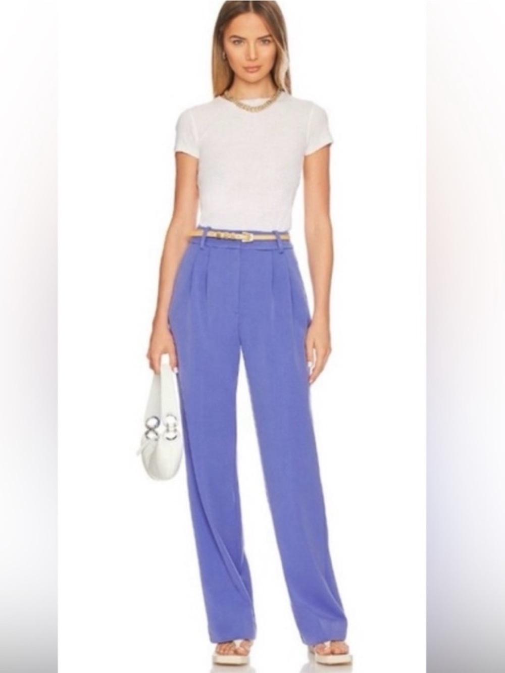Favorite Daughter Very Peri Wide-Leg The Favorite Pant